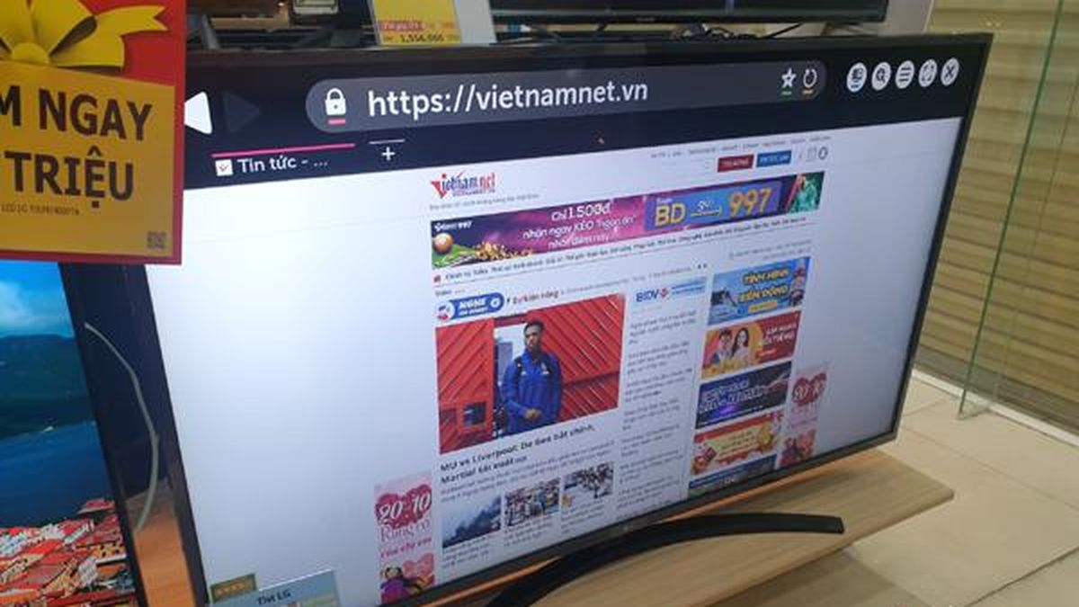 Nhiều mẫu TV 43 inch giảm giá sốc 3 - 4 triệu đồng - Báo VietnamNet
