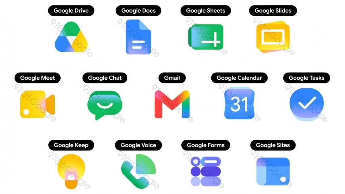 Google đổi mới biểu tượng Workspace với thiết kế gradient - Tạp chí ...