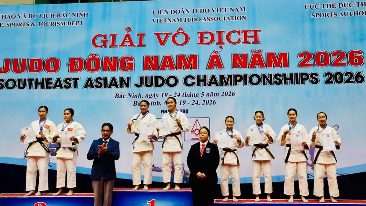 Judo Việt Nam Vô Địch: Góp 33 HCV tại Giải Đông Nam Á 2026 - giải trí news from Báo Mới