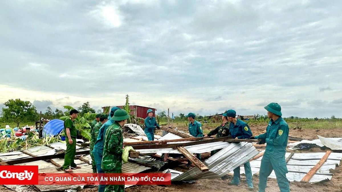 Giông lốc gây thiệt hại tại các xã biên giới tỉnh Đắk Lắk - Báo Công Lý