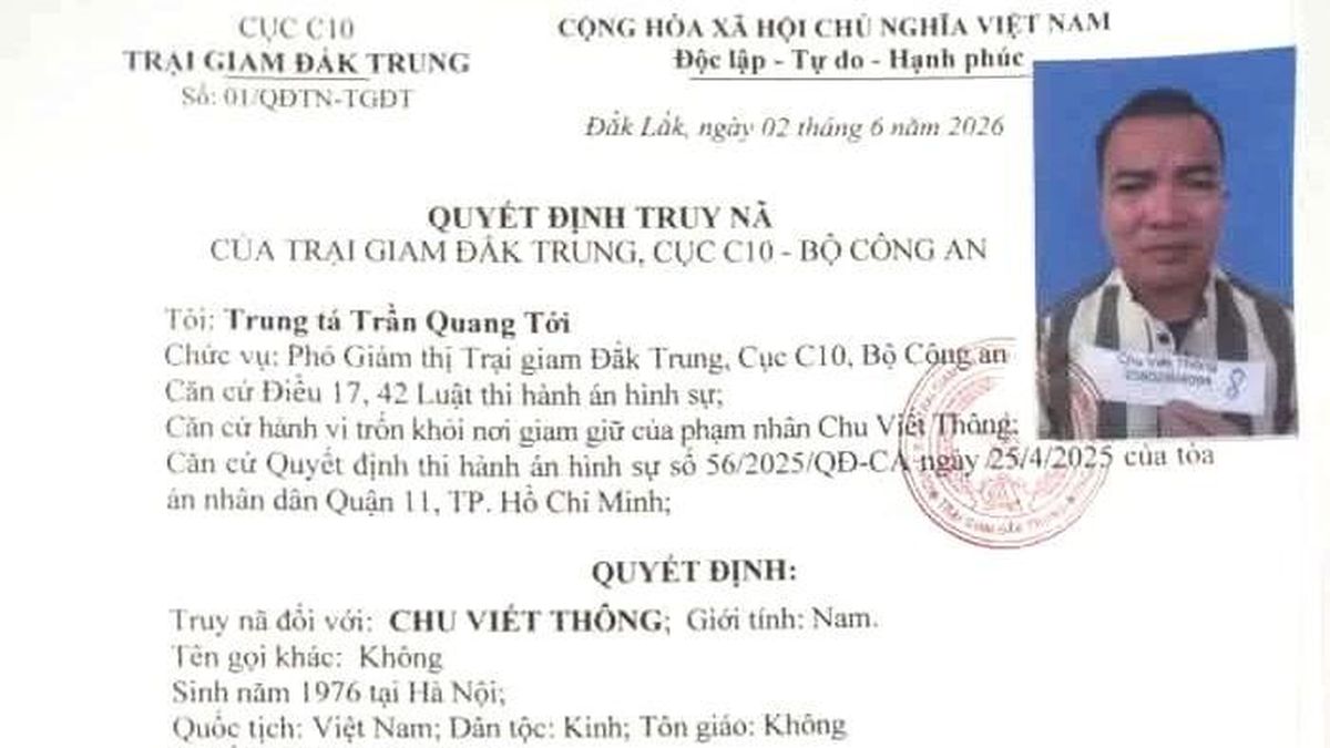 Truy nã phạm nhân bỏ trốn khỏi bệnh viện vùng Tây Nguyên - Báo Tiền Phong