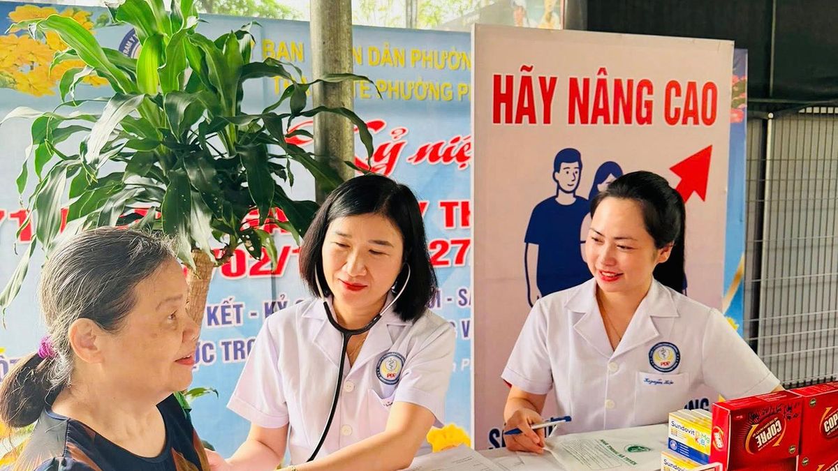 Thái Nguyên: Khám sức khỏe toàn dân miễn phí tại các trạm y tế