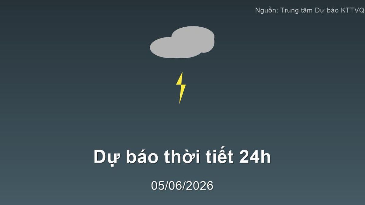 Dự báo thời tiết 24h tới: Miền Bắc và miền Trung nắng nóng gay gắt, Nam Bộ có mưa dông - Báo Lâm Đồng