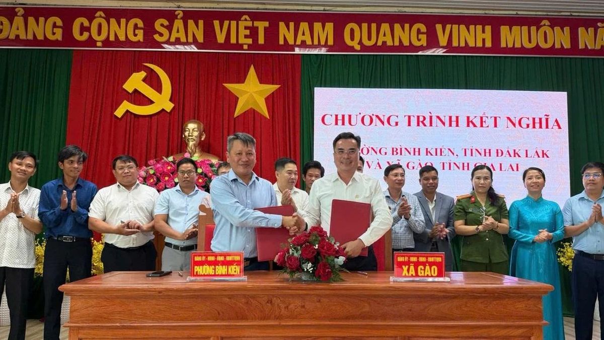 Xã Gào và phường Bình Kiến kết nghĩa, tăng cường hợp tác phát triển - Báo Gia Lai
