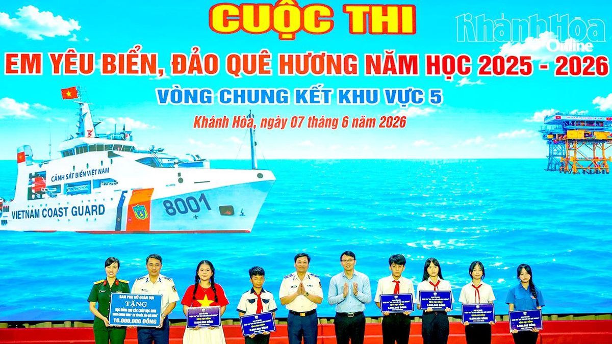 Vòng chung kết khu vực 5, Cuộc thi 'Em yêu biển, đảo quê hương' năm học 2025 - 2026 - Báo Khánh Hòa
