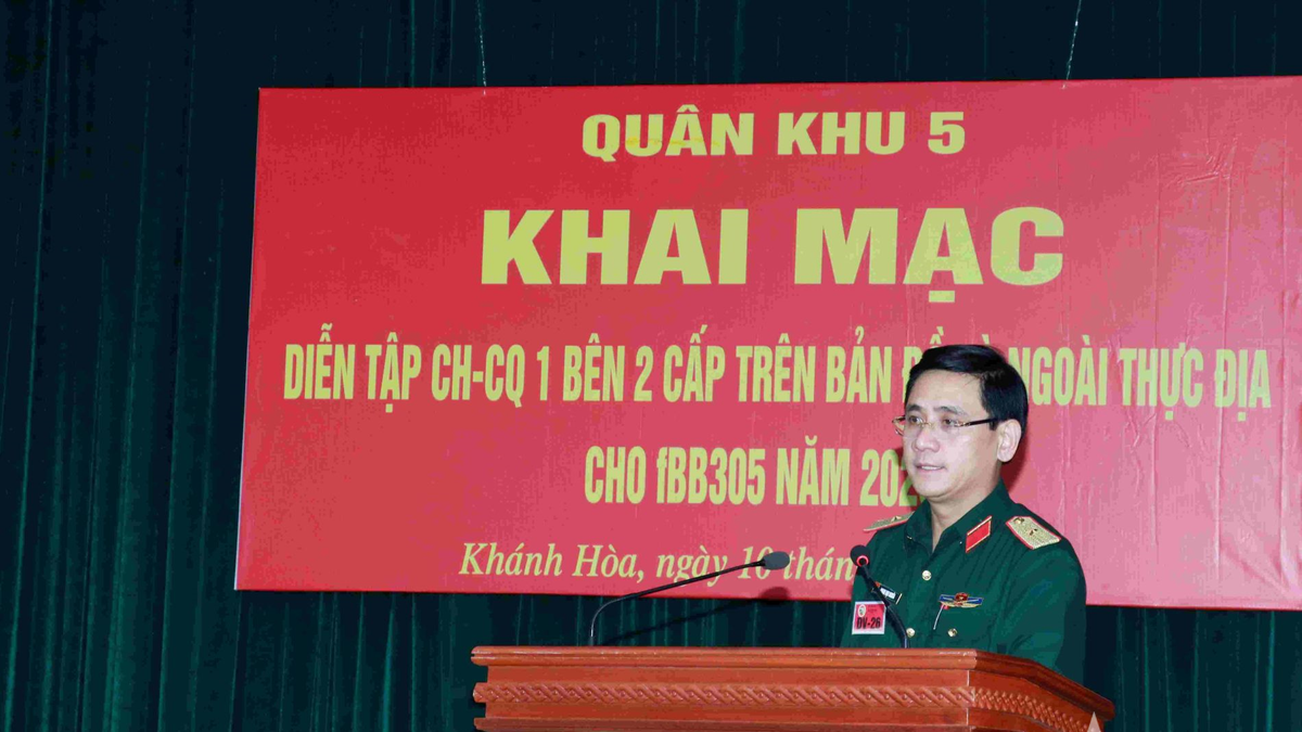 Sư đoàn 305 khai mạc diễn tập chỉ huy cơ quan 1 bên 2 cấp năm 2026 - Báo Quân Đội Nhân Dân