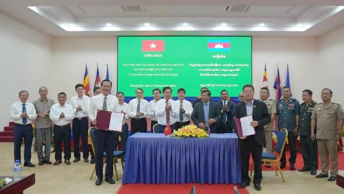 Đắk Lắk tổ chức Diễn đàn thúc đẩy hợp tác kinh tế, thương mại với tỉnh Mondulkiri - Báo Nhân Dân
