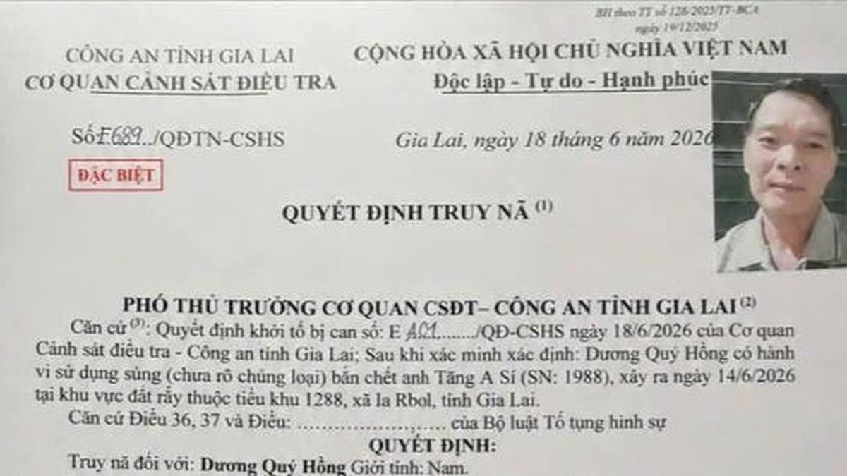 Công an tỉnh Gia Lai truy nã đặc biệt đối tượng giết người - Báo Pháp Luật Việt Nam