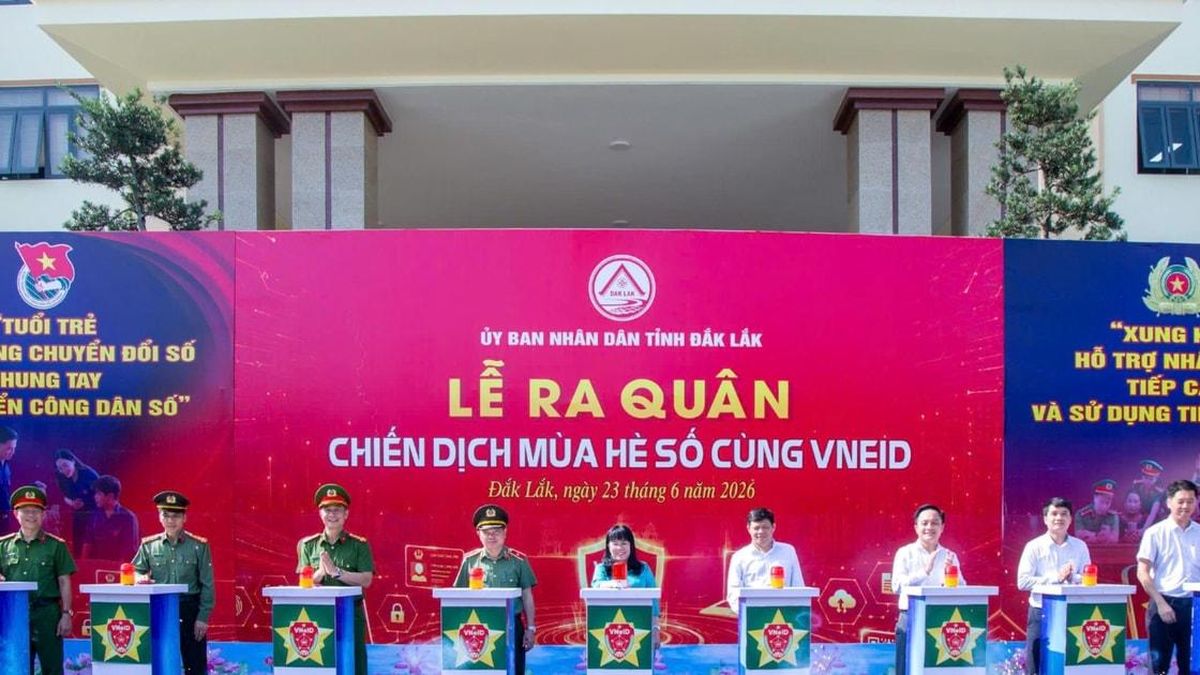 Đắk Lắk ra quân 'Chiến dịch Mùa hè số cùng VNeID' - Đại Biểu Nhân Dân