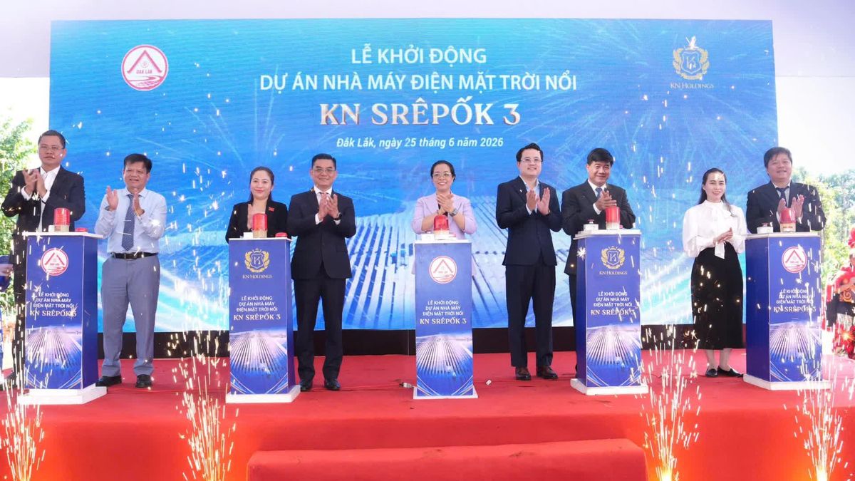 KN Holdings khởi động dự án điện mặt trời nổi 304MW trên diện tích 360ha tại Đắk Lắk - Báo Khánh Hòa