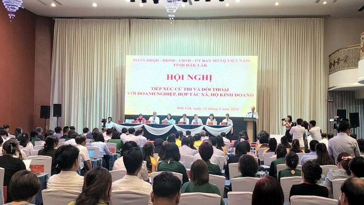 Đại biểu Quốc hội tỉnh Đắk Lắk tiếp xúc, đối thoại với doanh nghiệp, hợp tác xã - Báo Công An Nhân Dân