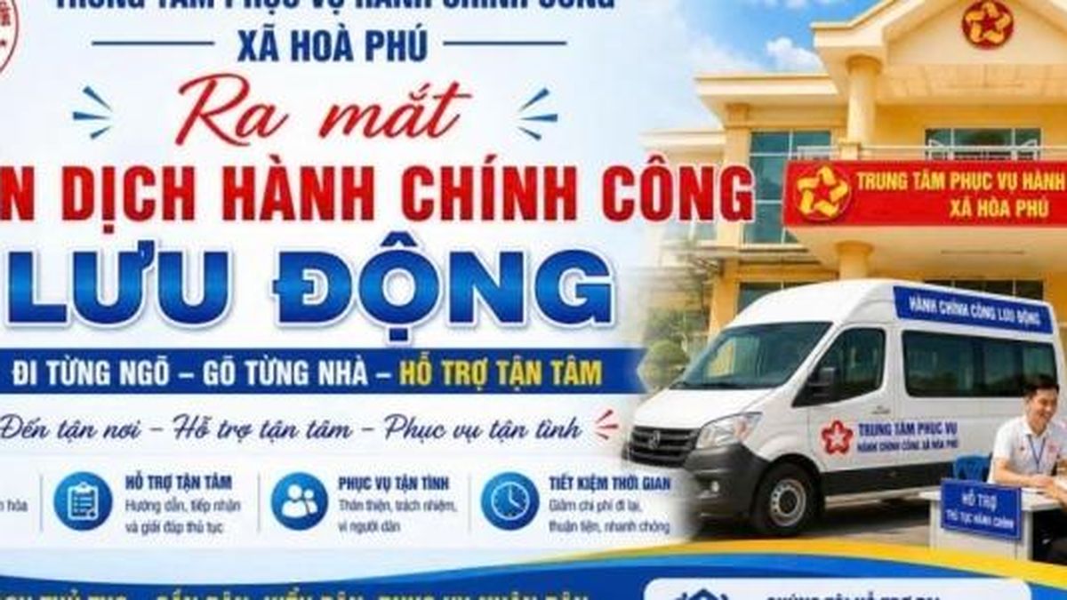 Đắk Lắk: Xã Hòa Phú ra mắt chiến dịch hành chính công lưu động phục vụ người dân tận nơi - Nông nghiệp Hữu cơ Việt Nam