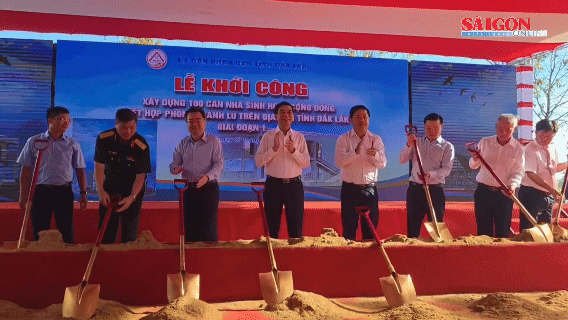 Phó Thủ tướng Phan Văn Giang dự lễ khởi công 100 căn nhà tránh lũ cộng đồng ở Đắk Lắk - Báo Sài Gòn Giải Phóng