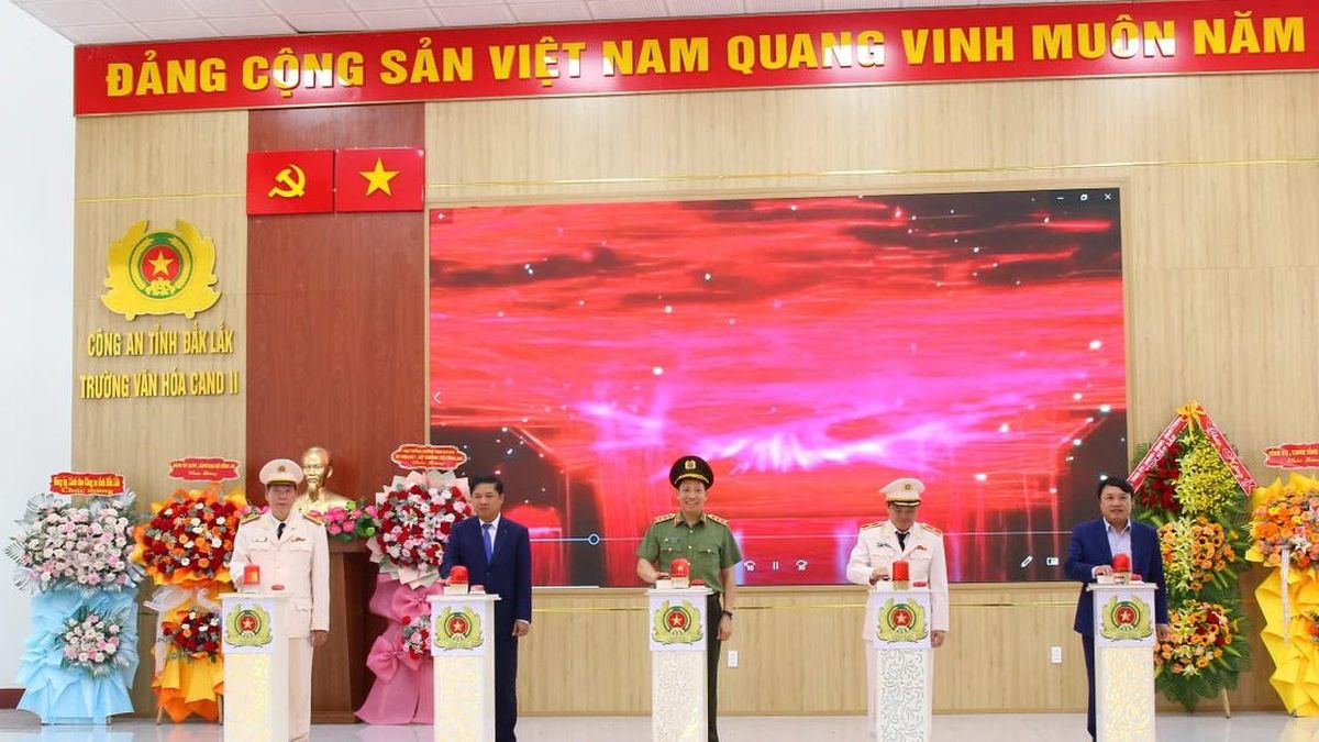 Thành lập Trường Văn hóa Công an nhân dân II tại Đắk Lắk - Báo Giáo Dục & Thời Đại