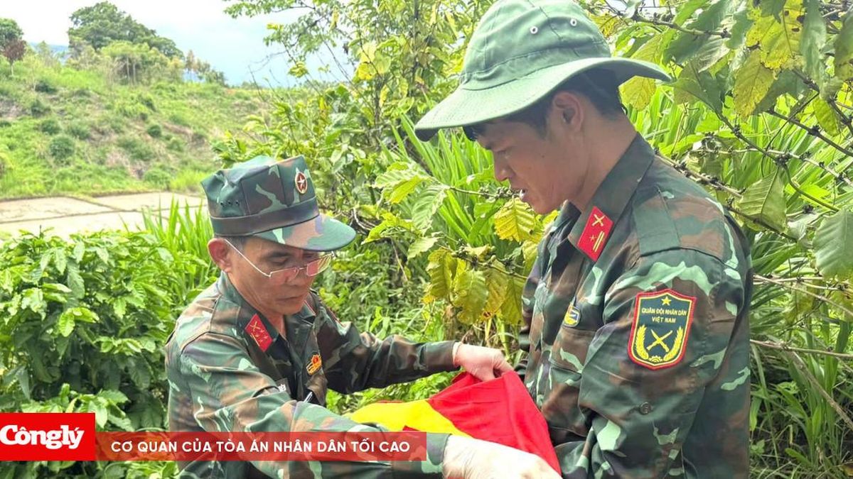 Tìm thấy 2 hài cốt liệt sĩ dưới chân núi Chư Yang Sin - Báo Công Lý