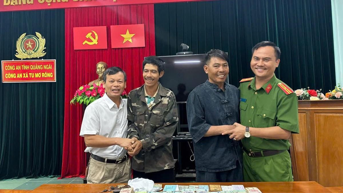 Quảng Ngãi: Cứu người đàn ông mang theo tiền tỷ đi lạc trong rừng