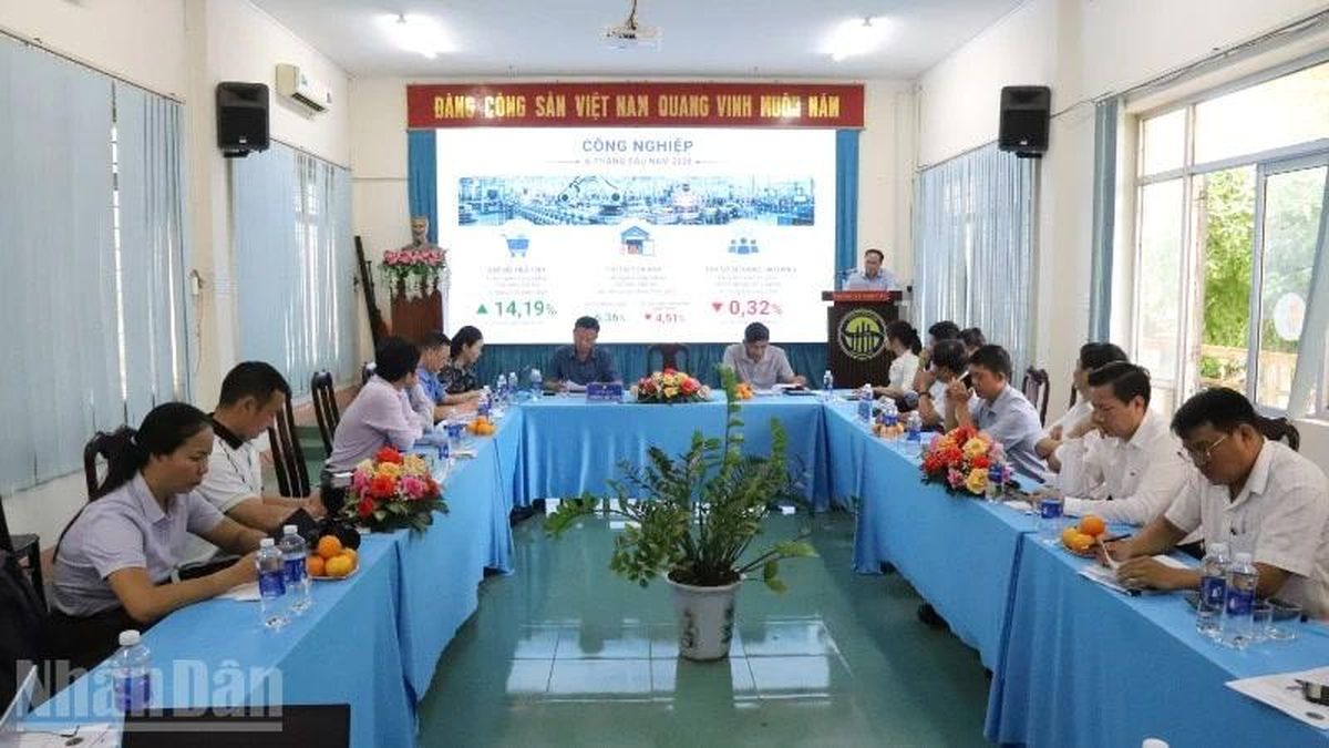 GRDP tỉnh Đắk Lắk 6 tháng đầu năm 2026 tăng 7,84% - Báo Nhân Dân