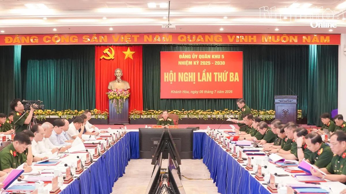 Hội nghị Đảng ủy Quân khu 5 lần thứ 3, nhiệm kỳ 2025 - 2030 - Báo Khánh Hòa