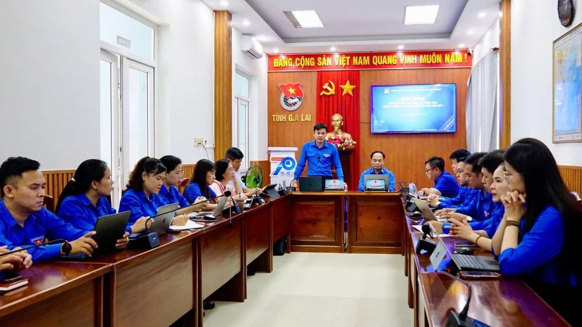 Giao ban công tác Đoàn và phong trào thanh thiếu nhi cụm số 4 - Báo Gia Lai