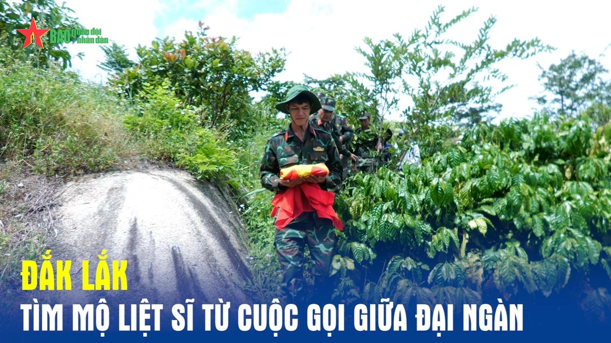 Đắk Lắk: Tìm mộ liệt sĩ từ cuộc gọi giữa đại ngàn - Báo Quân Đội Nhân Dân