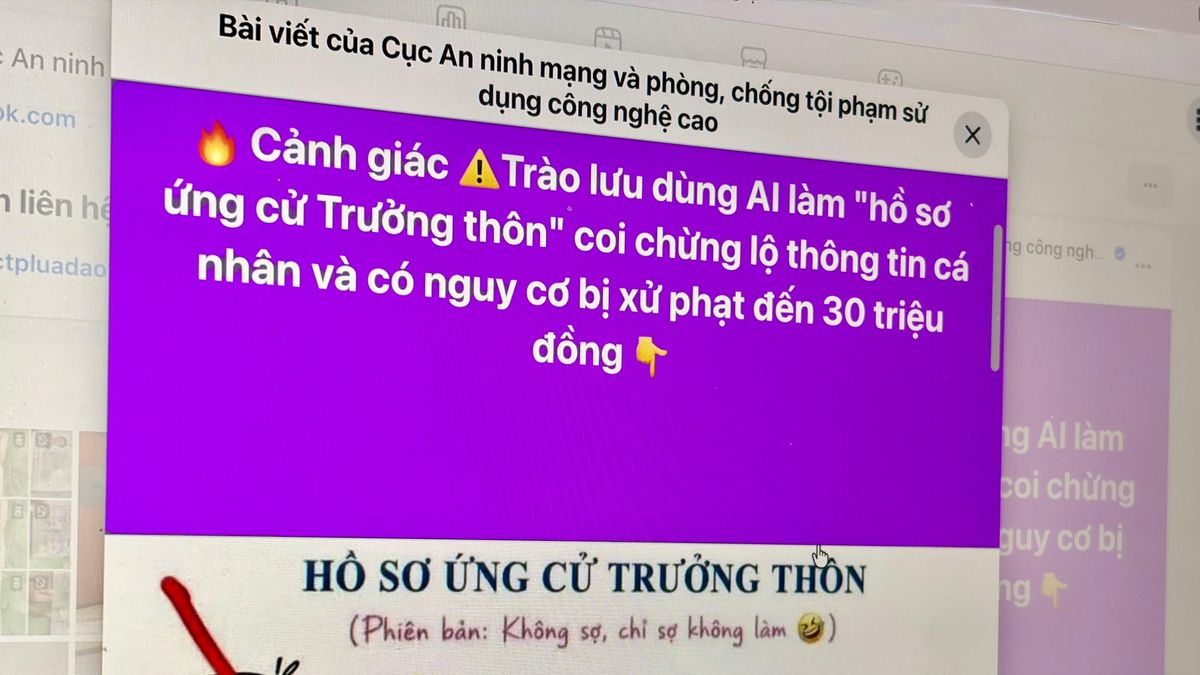Công an cảnh báo trend tạo ảnh AI 'ứng cử trưởng thôn' - Tạp chí Tri thức