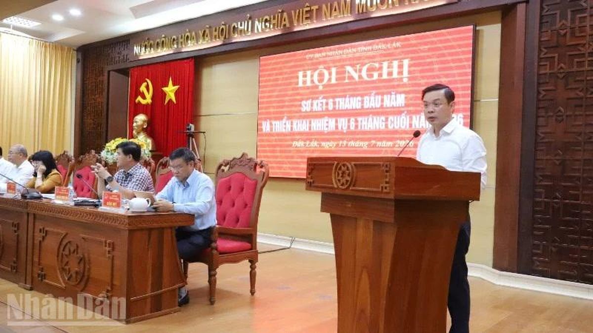 Nhiều áp lực trong phát triển kinh tế, xã hội 6 tháng cuối năm của tỉnh Đắk Lắk - Báo Nhân Dân