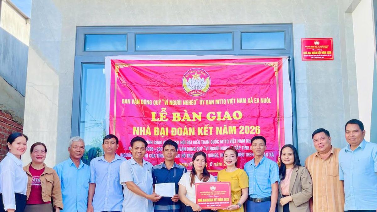 Dựng mái ấm, vun đắp niềm tin: Những căn nhà Đại đoàn kết ở Ea Nuôl và hành trình lan tỏa nghĩa tình - Báo Đại Đoàn Kết