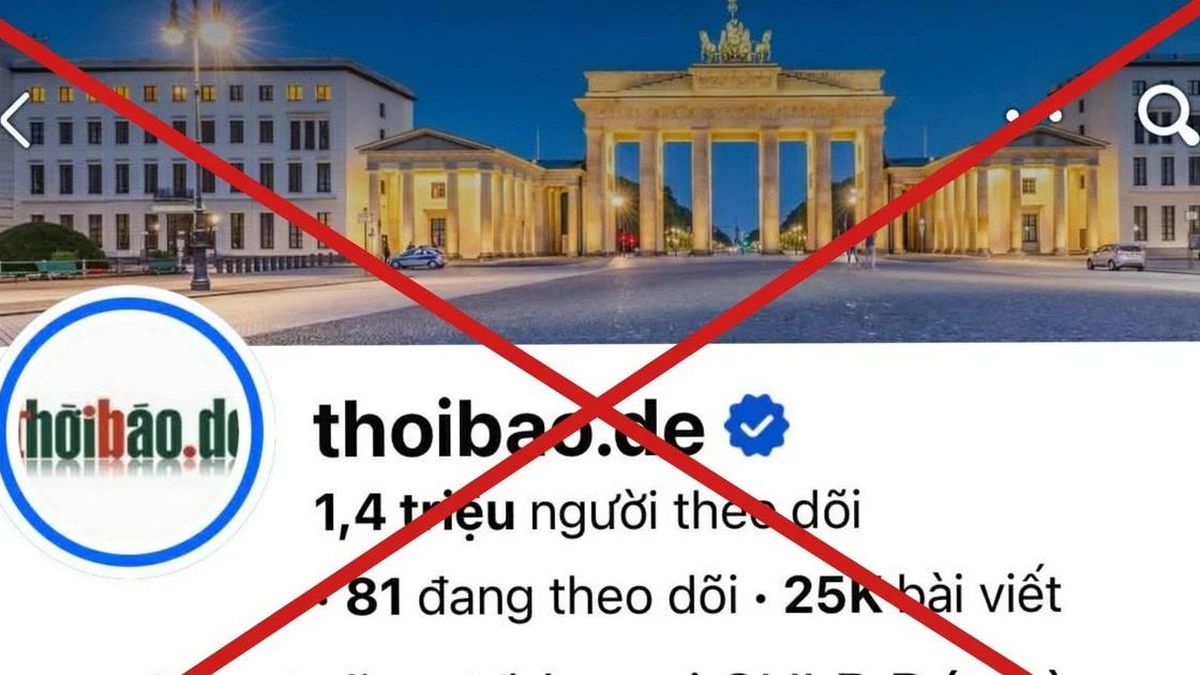 Cảnh báo người dân không tương tác với trang 'thoibao.de' - Báo VietnamPlus