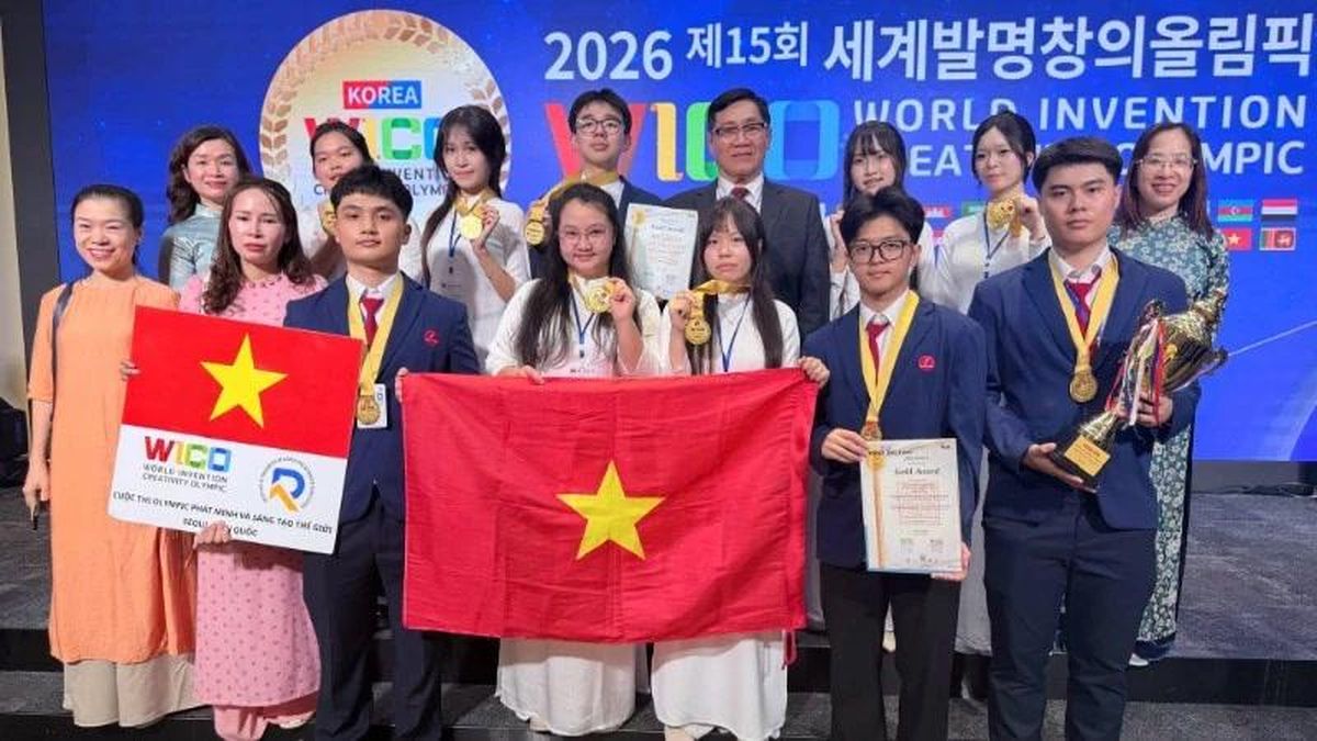 Hai dự án của học sinh Đắk Lắk giành Huy chương Vàng tại WICO 2026 - Báo Nhân Dân