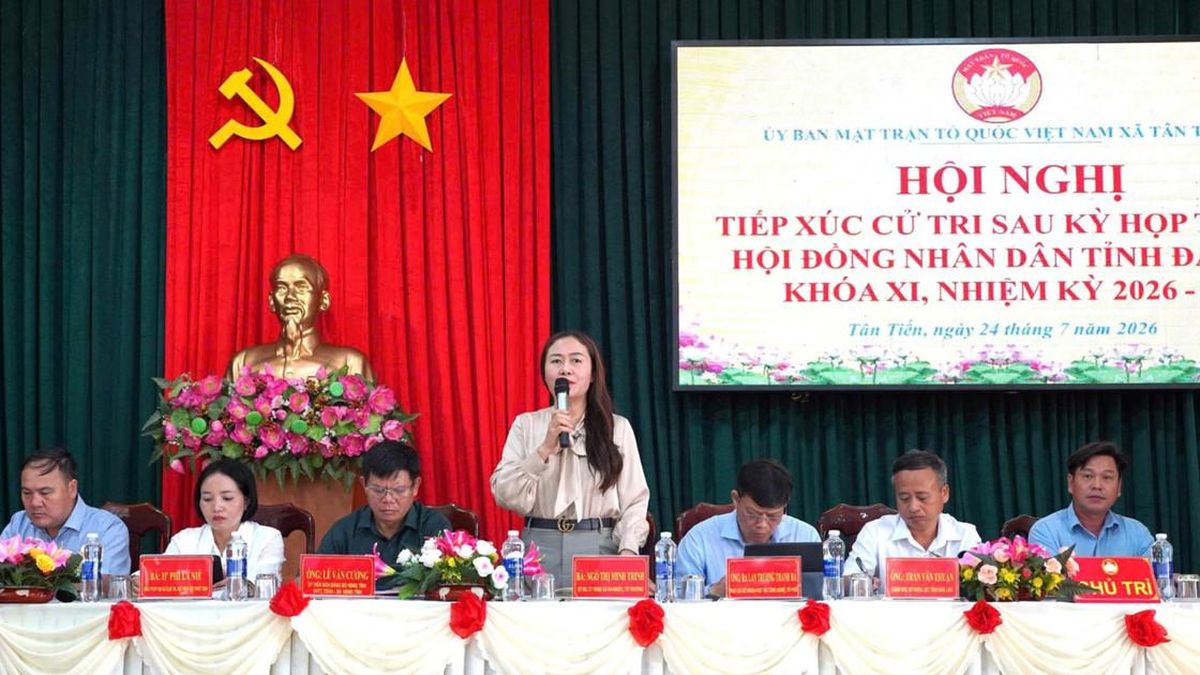 Tổ đại biểu số 7 HĐND tỉnh Đắk Lắk tiếp xúc cử tri xã Tân Tiến, Ea Phê - Đại Biểu Nhân Dân