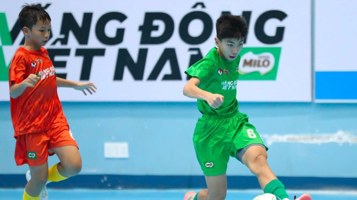 Học viện bóng đá Trường Tươi Đồng Nai giành chiến thắng đầu tiên tại Giải bóng đá U.11 toàn quốc 2026 - Báo Đồng Nai