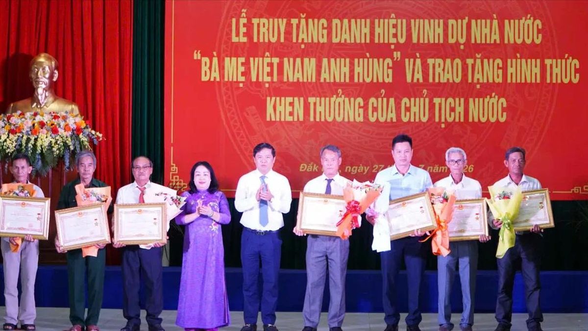 Truy tặng danh hiệu Bà Mẹ Việt Nam Anh hùng tại Đắk Lắk - Báo Sài Gòn Giải Phóng