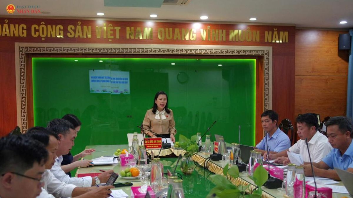 Đoàn ĐBQH tỉnh Đắk Lắk khảo sát việc thực hiện Luật Đất đai tại Sở Nông nghiệp và Môi trường - Đại Biểu Nhân Dân