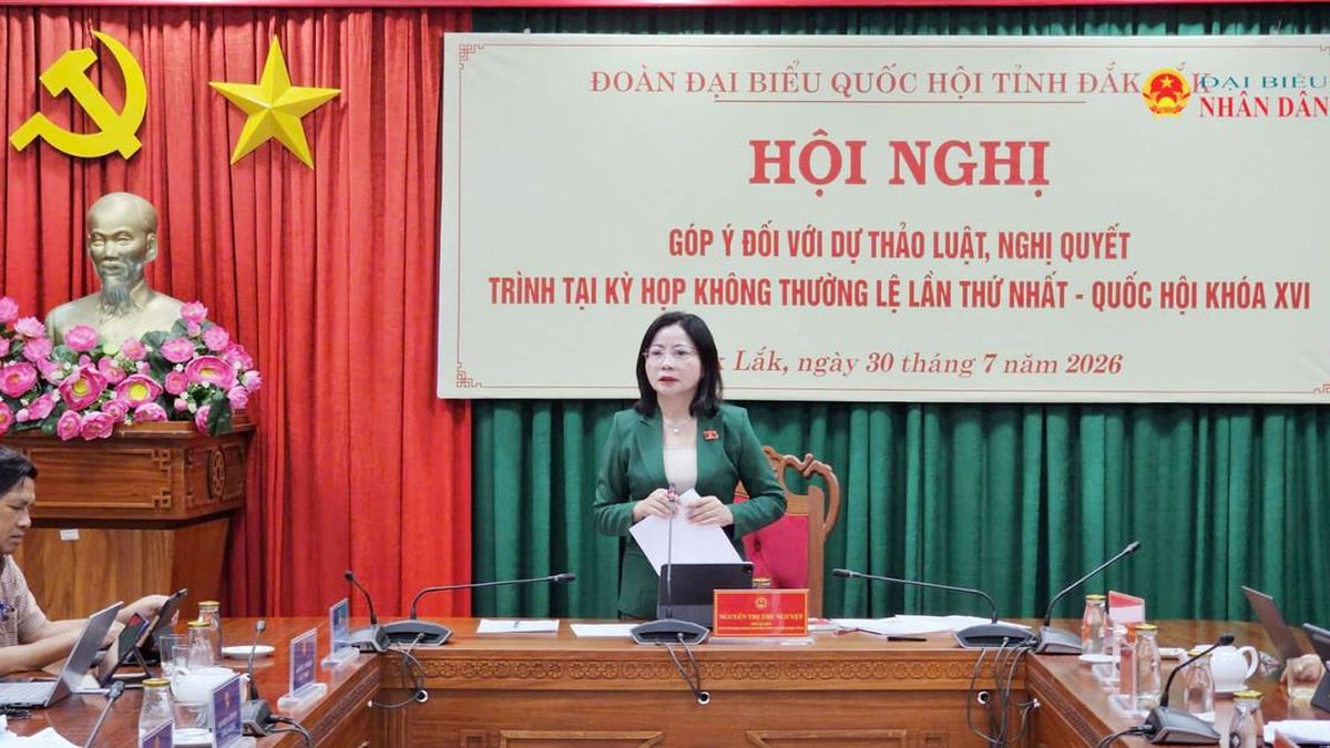 Đắk Lắk lấy ý kiến góp ý 5 dự thảo luật, nghị quyết - Đại Biểu Nhân Dân