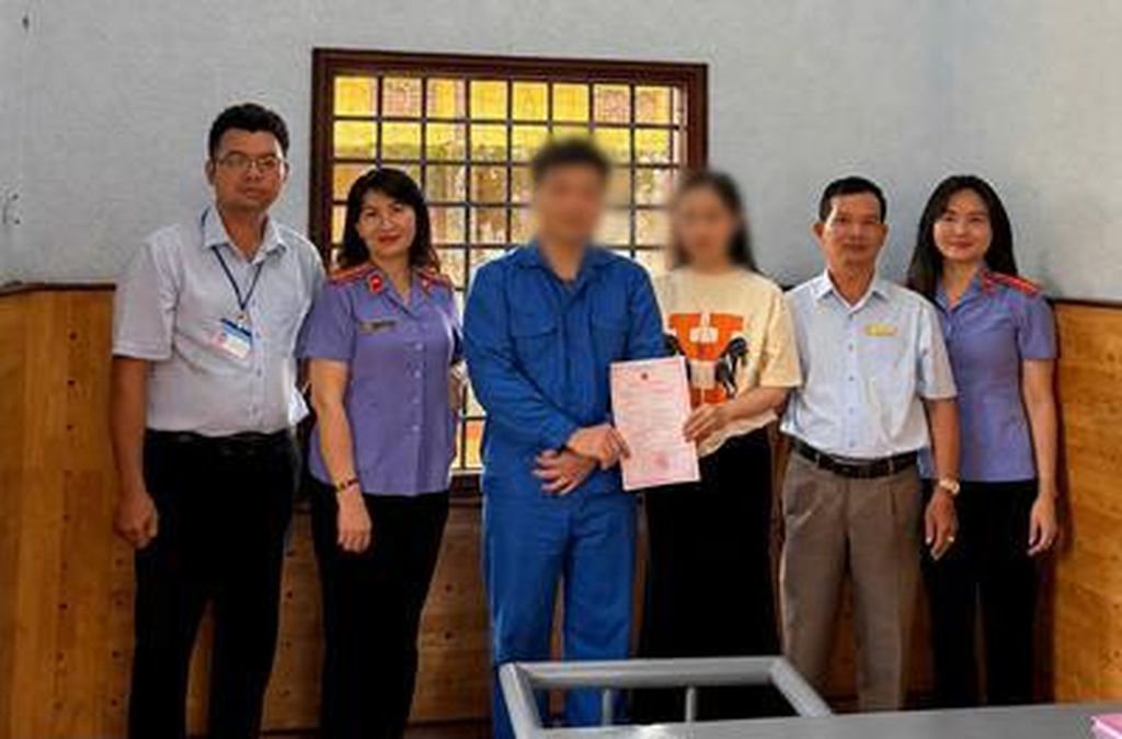 Đắk Lắk: Hy hữu đăng ký kết hôn lưu động tại trại tạm giam - Báo Bảo Vệ Pháp Luật