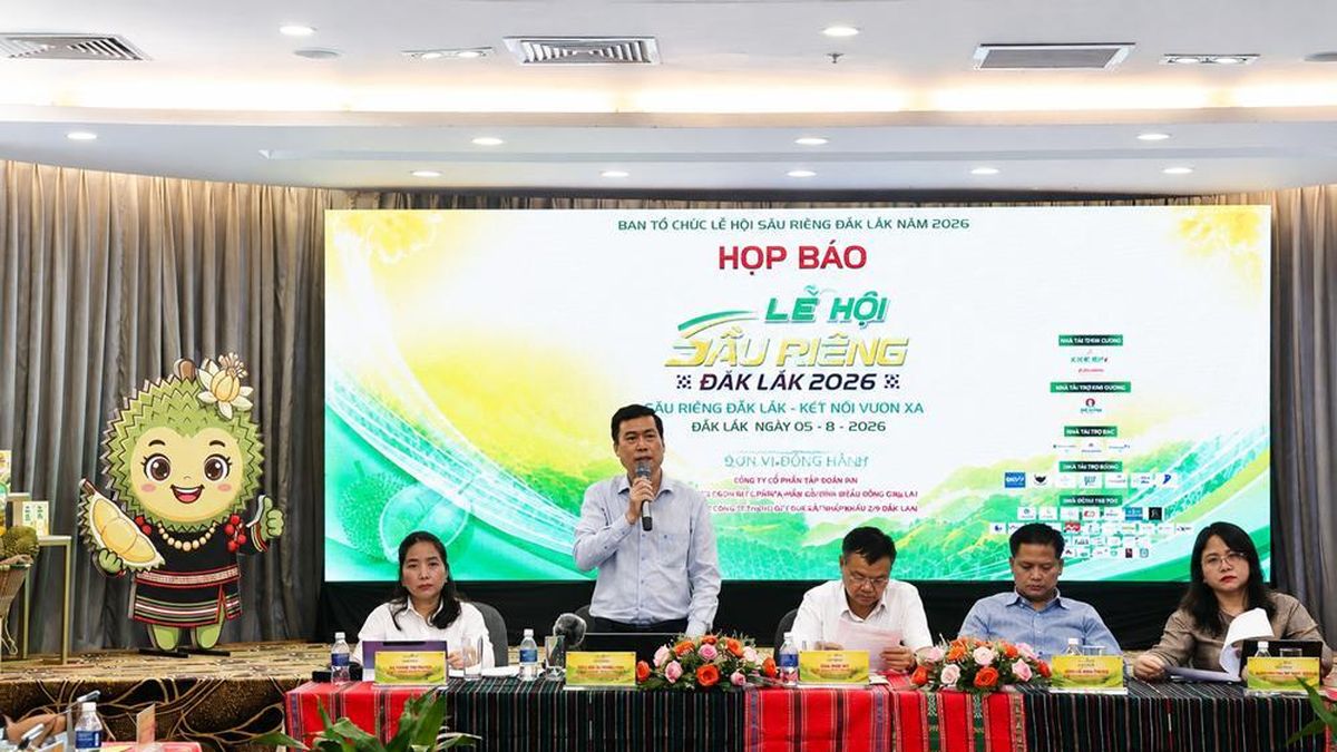 Đắk Lắk kỳ vọng thu hút 300.000 lượt khách tại Lễ hội Sầu riêng năm 2026 - Báo Văn hóa