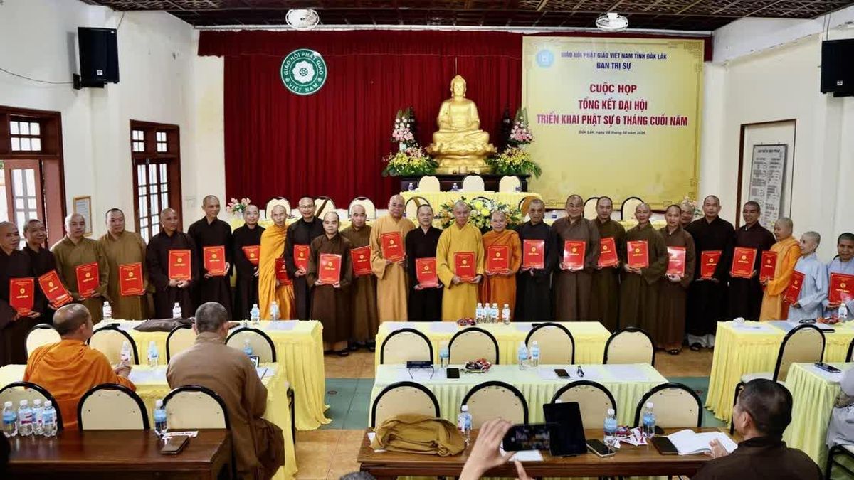 Đắk Lắk: Ban Trị Sự GHPGVN tỉnh họp tổng kết đại hội, triển khai Phật sự 6 tháng cuối năm - Giác ngộ