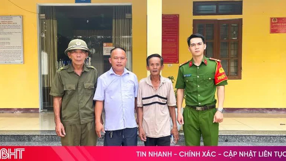 Công an Hà Tĩnh giúp người đàn ông đi lạc gần 1.000 km trở về nhà - Báo Hà Tĩnh