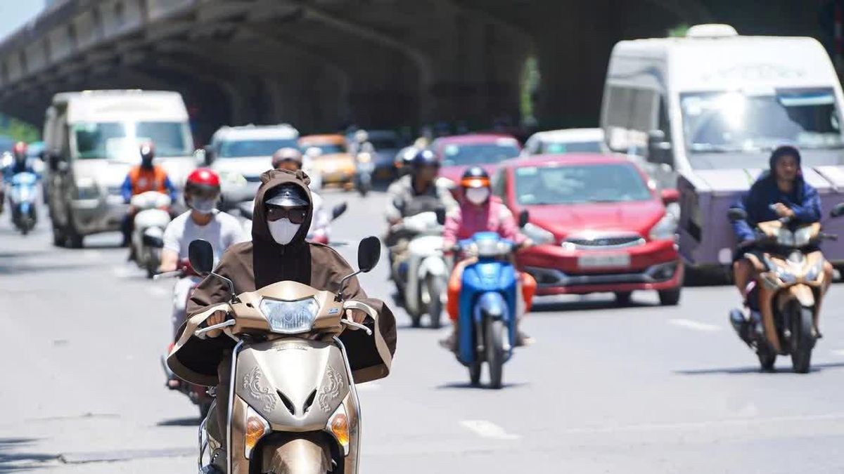 Chảo lửa Bắc bộ nắng nóng gay gắt, Hà Nội nóng nhất khu vực - Chuyên trang An Ninh Thủ Đô - Báo Công an nhân dân