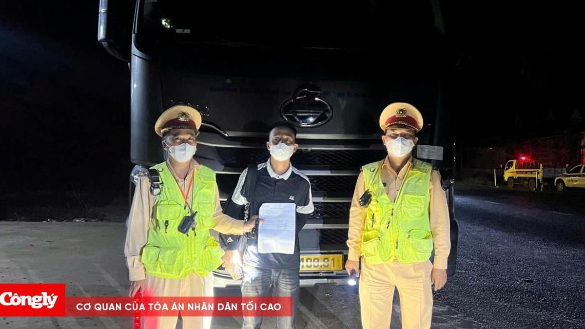 Tài xế xe đầu kéo dương tính với 2 loại ma túy - Báo Công Lý