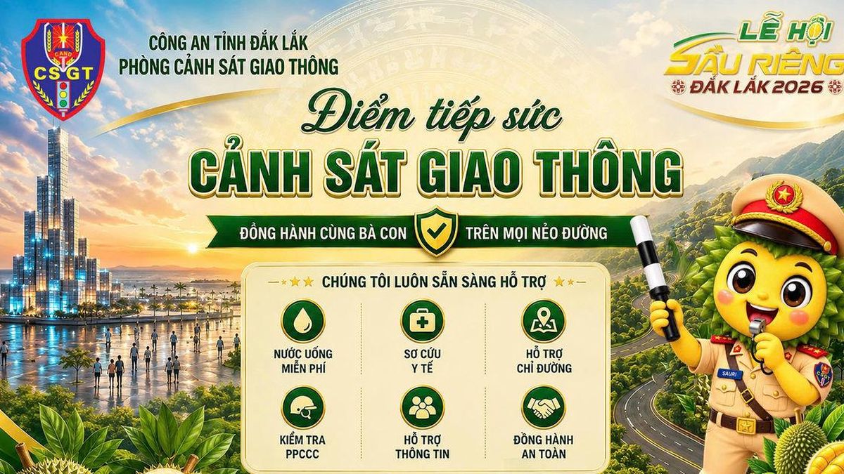 Bảo đảm giao thông an toàn mùa Lễ hội Sầu riêng - Đại Biểu Nhân Dân