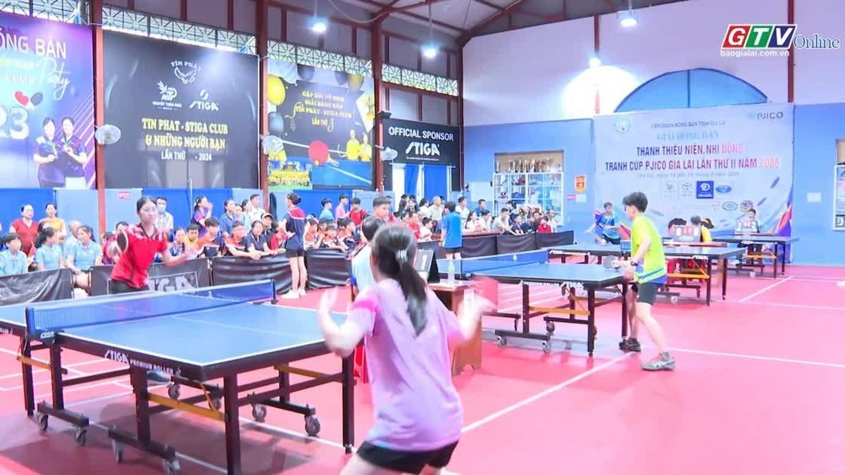 Ngày hội của tài năng bóng bàn trẻ đến từ 3 tỉnh - Báo Gia Lai