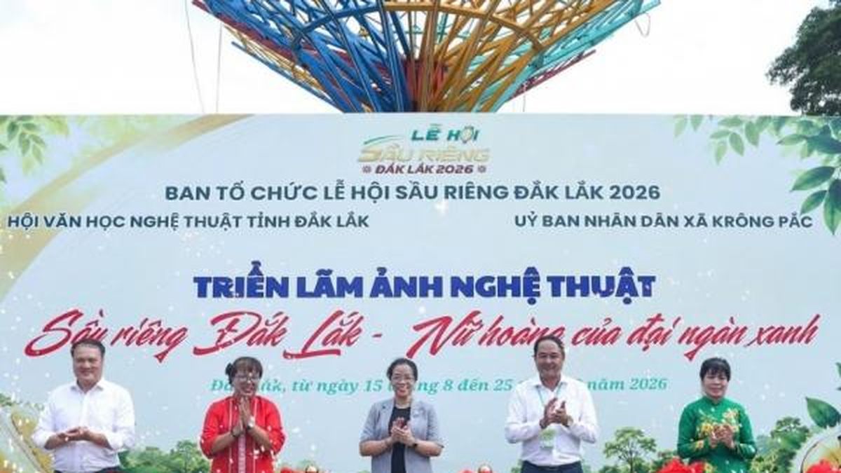 Khai mạc triển lãm ảnh nghệ thuật về sầu riêng Đắk Lắk qua 120 tác phẩm tại xã Krông Pắc - Nông nghiệp Hữu cơ Việt Nam