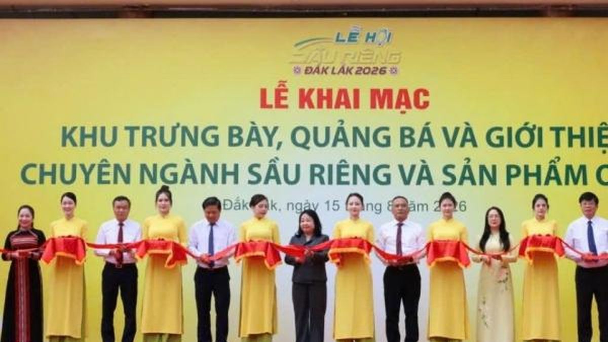 Lễ hội Sầu riêng Đắk Lắk quy tụ gần 400 gian hàng của các doanh nghiệp trong nước và quốc tế - Nông nghiệp Hữu cơ Việt Nam