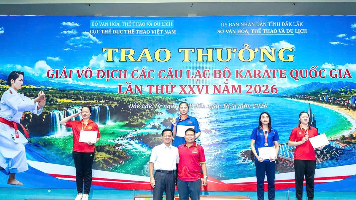 Các đơn vị Đồng Nai giành 13 huy chương Giải vô địch các câu lạc bộ Karate quốc gia - Báo Đồng Nai