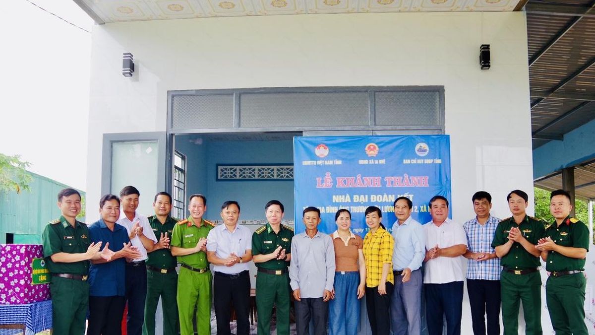 Đắk Lắk: Ấm áp 'Nhà Đại đoàn kết' nơi biên giới Ia Rvê - Báo Đại Đoàn Kết