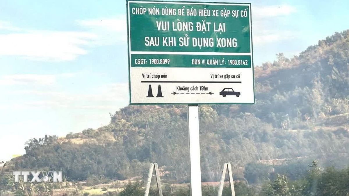 Đắk Lắk: Hàng loạt thiết bị cảnh báo trên cao tốc bị mất cắp - Báo VietnamPlus
