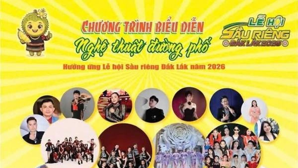 Dời lịch biểu diễn nghệ thuật đường phố hưởng ứng Lễ hội Sầu riêng đến cuối tháng 8/2026 - Nông nghiệp Hữu cơ Việt Nam