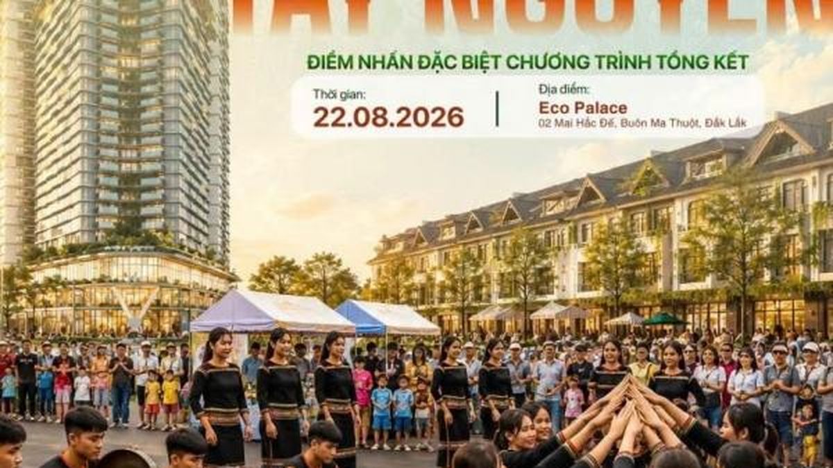 Âm vang cồng chiêng góp sắc màu văn hóa cho đêm tổng kết Lễ hội Ẩm thực Sầu riêng Đắk Lắk - Nông nghiệp Hữu cơ Việt Nam
