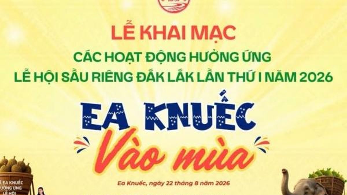 Livestream lễ khai mạc các hoạt động hưởng ứng Lễ hội Sầu riêng Đắk Lắk tại Xã Ea Knuếc - Nông nghiệp Hữu cơ Việt Nam